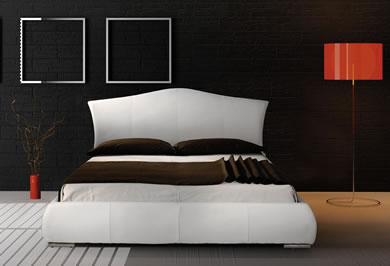 Letti imbottiti con contenitore - Angela